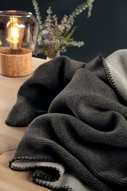 Wohndecke Melange Biederlack | Grau