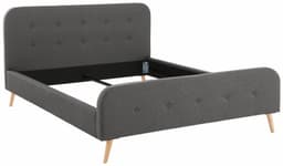 Home affaire Polsterbett Amrum | Grau