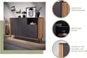 Home affaire Lowboard Stavanger | Grau 5