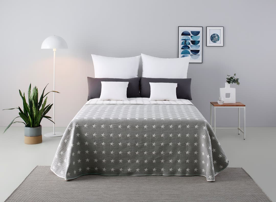 OTTO home Tagesdecke Yolanda | Grau