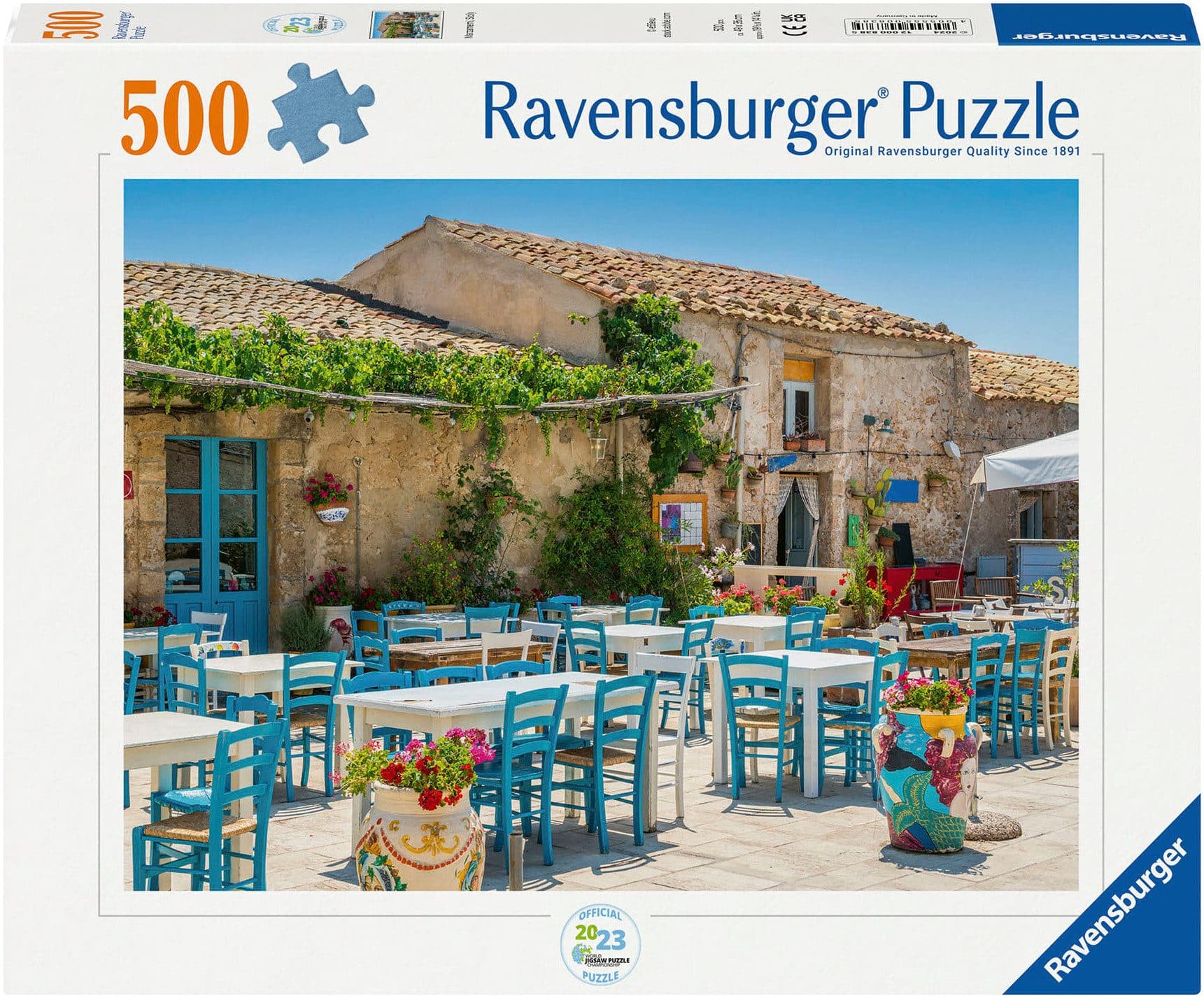 Ravensburger Puzzle Marzamemi, Sizilien, 500 Puzzleteile | Mehrfarbig