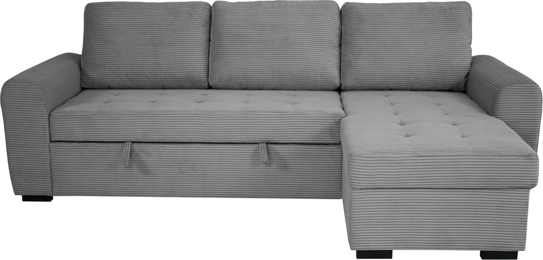 Trends by HG Ecksofa Poll L-Form | Grau