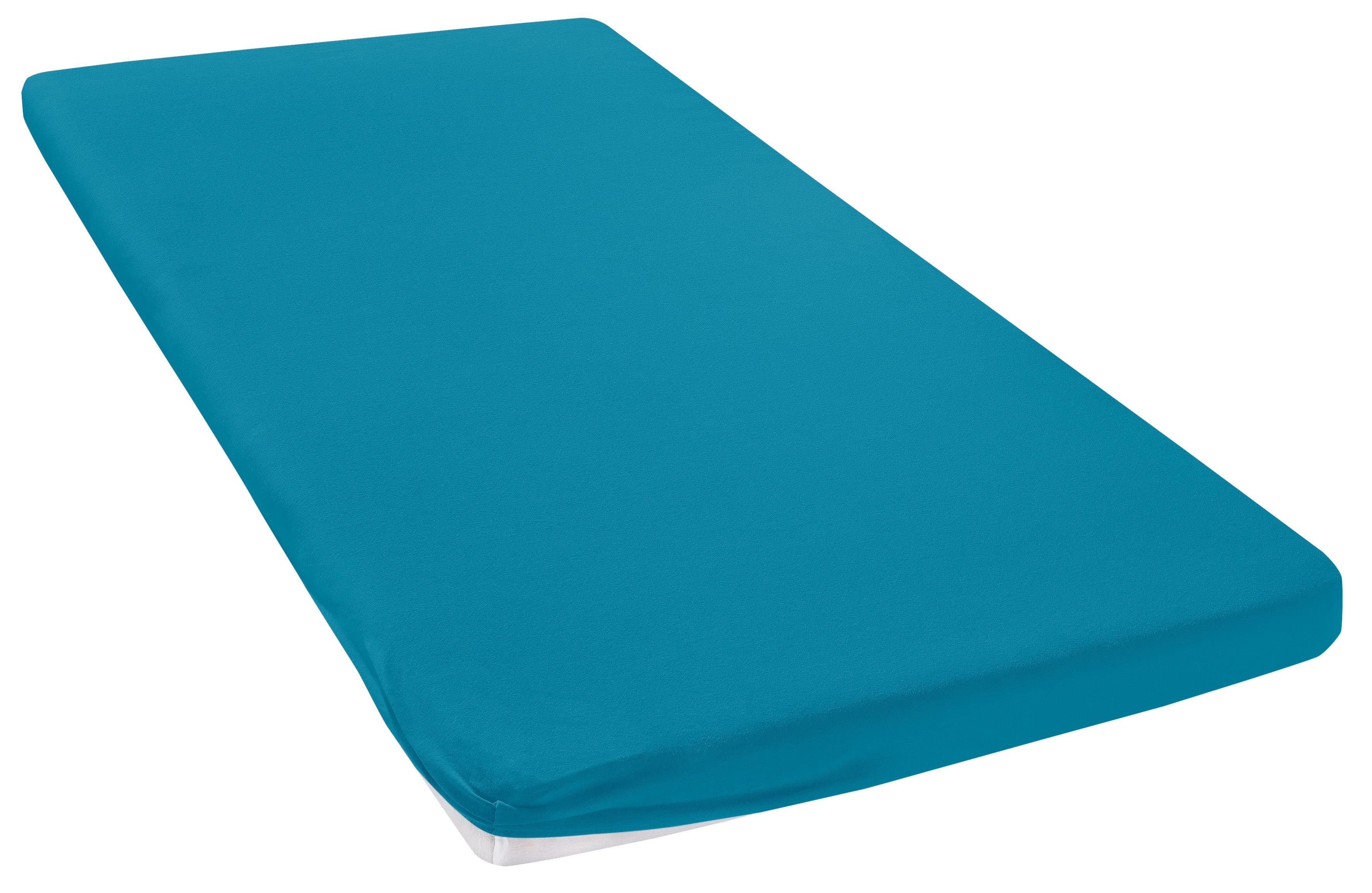 OTTO home Spannbettlaken Topper Basic | Türkis