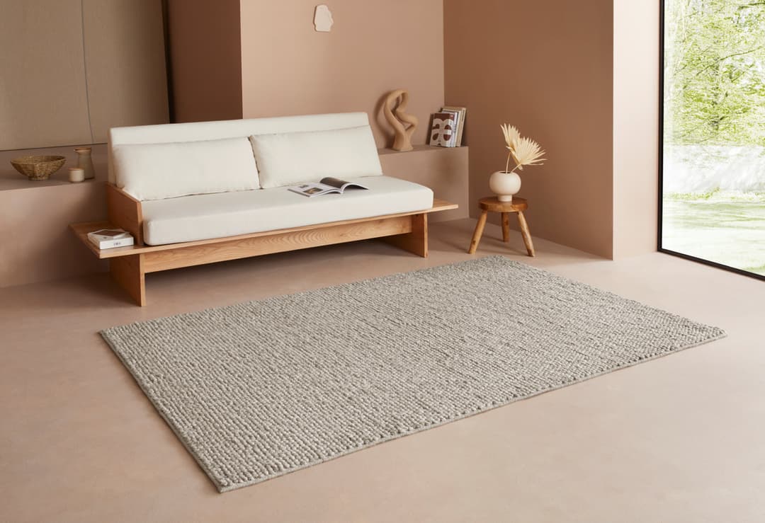 LeGer Home by Lena Gercke Wollteppich Ainhoa | Grau