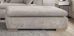Home affaire Polsterhocker Katja | Braun