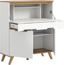 Home affaire Sekretär Alesund | Weiß 4