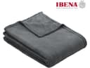 Wohndecke Uni Fleecedecke Olbia | Grau
