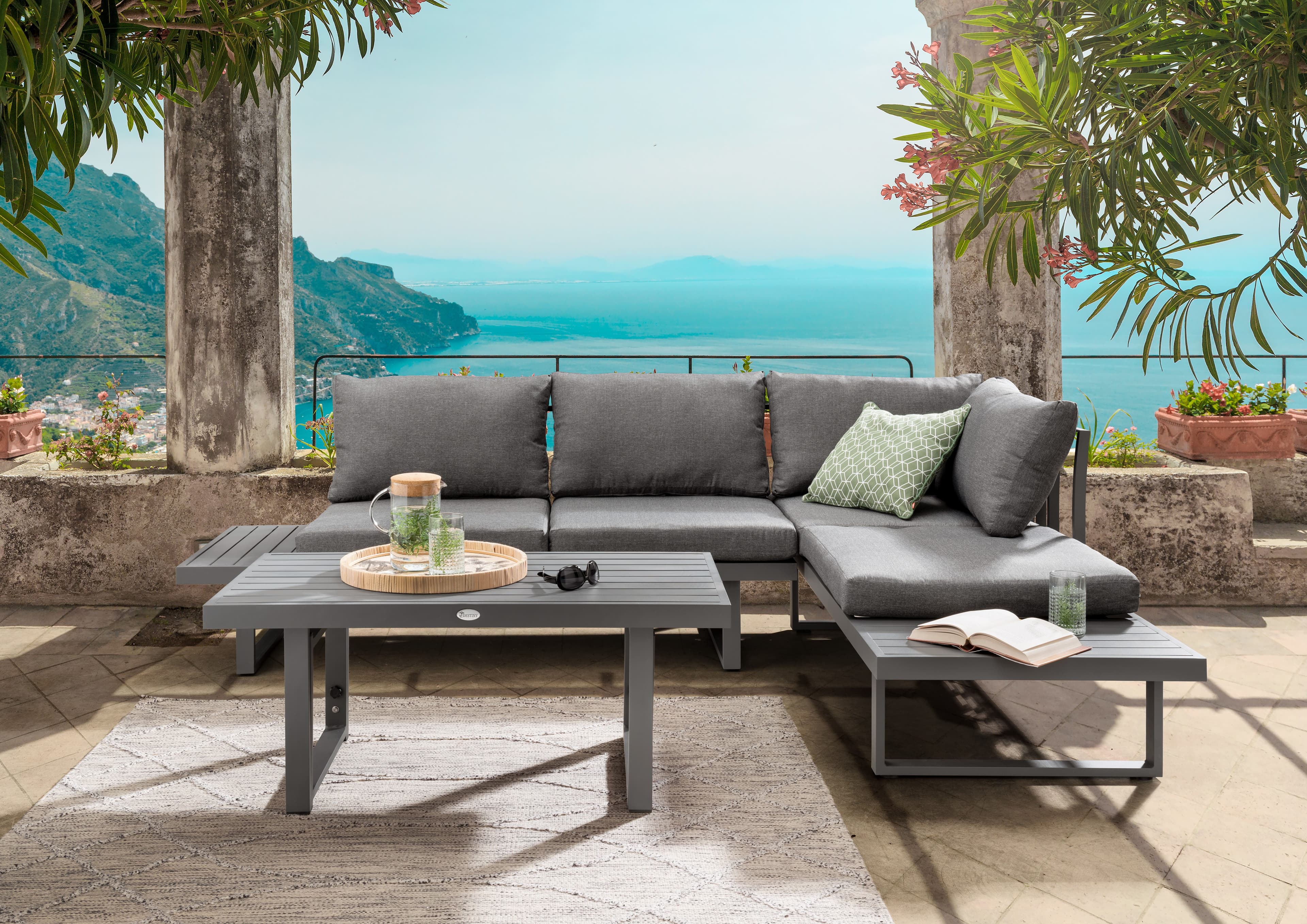 Destiny Gartenlounge-Set SEA POINT | Grau