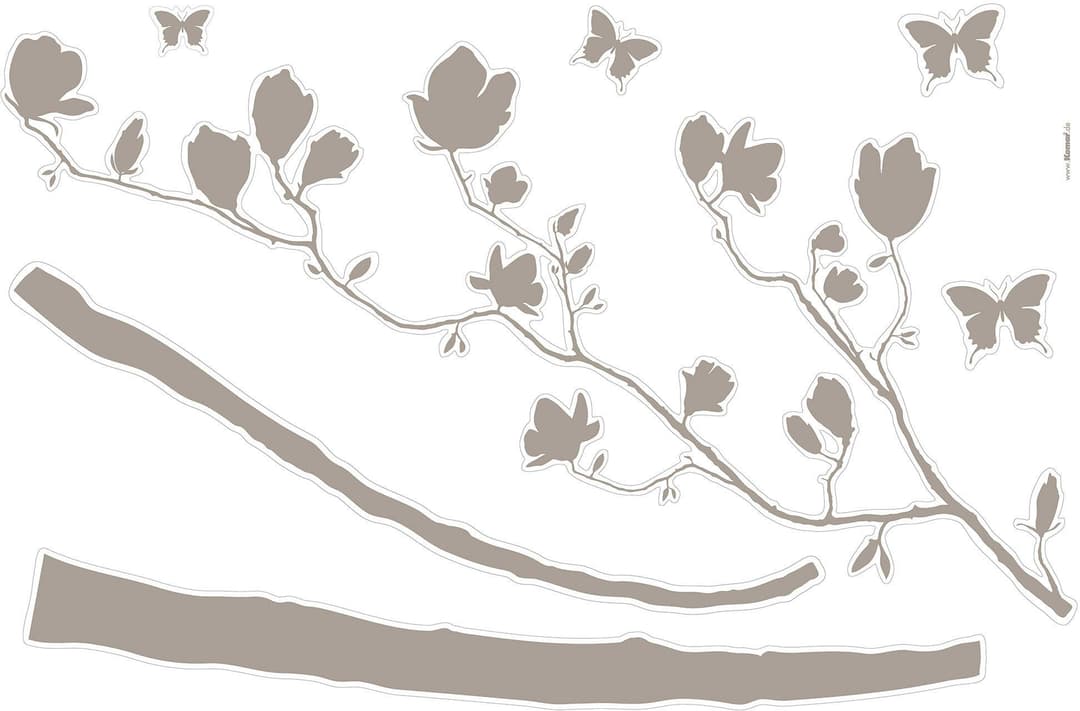 Komar Wandtattoo Arabesque | Grau