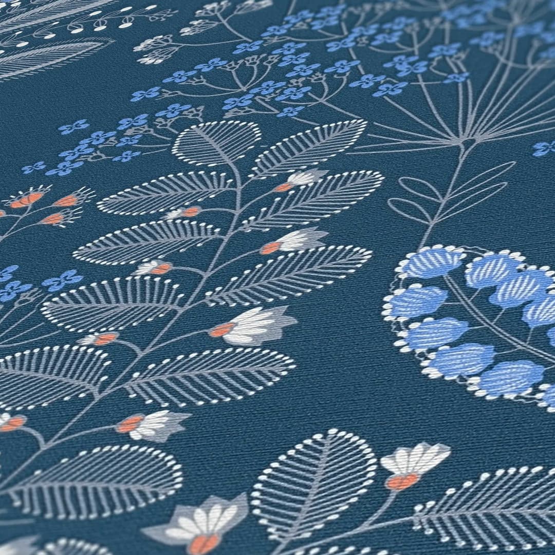 living walls Vliestapete Famous Garden | Blau