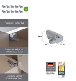 rauch Türdämpfer Zubehör | Grau