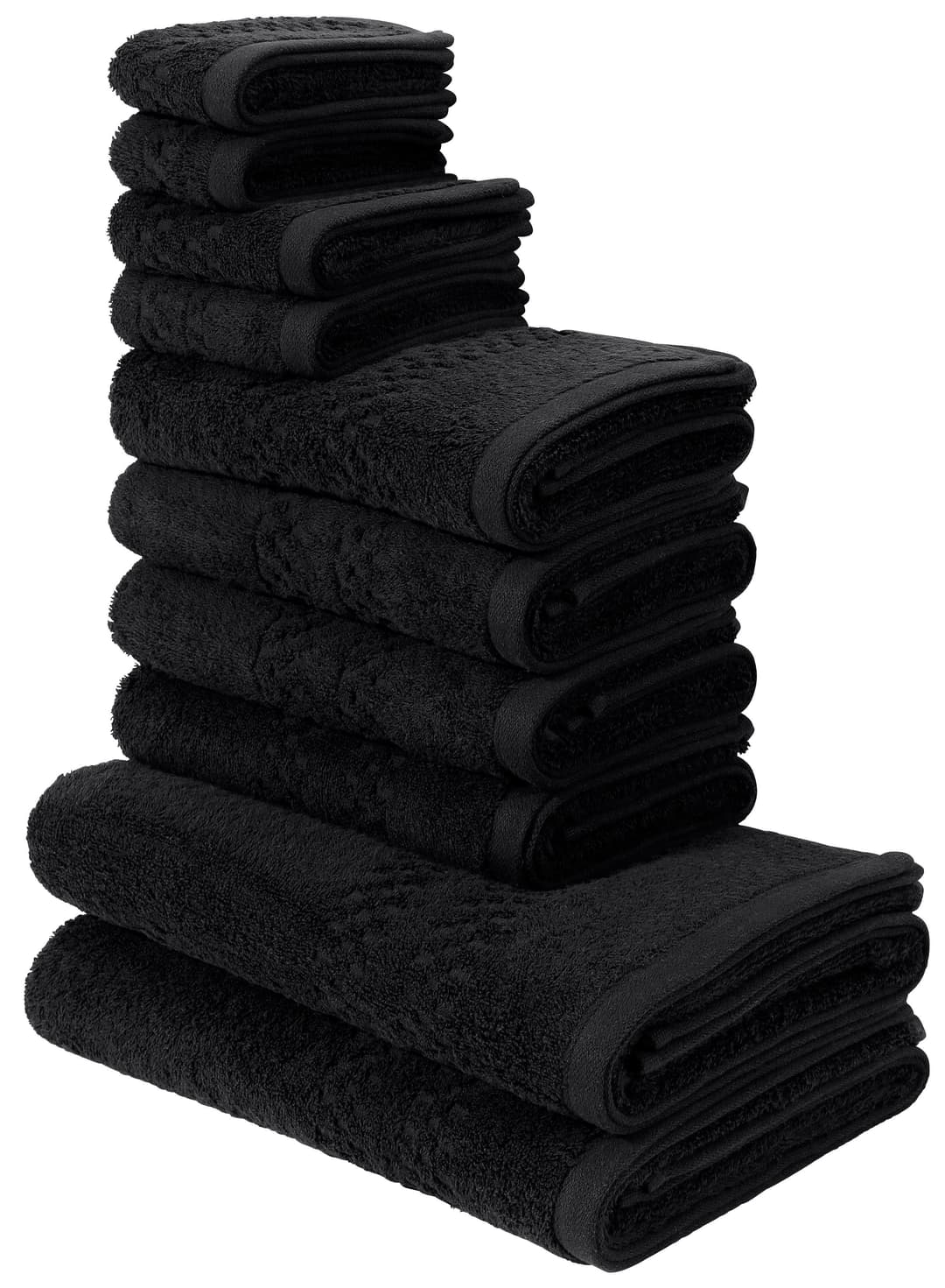 OTTO home Handtuch Set Regona | Schwarz