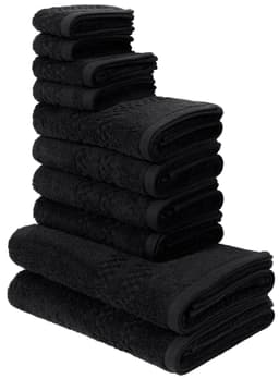 OTTO home Handtuch Set Regona | Schwarz