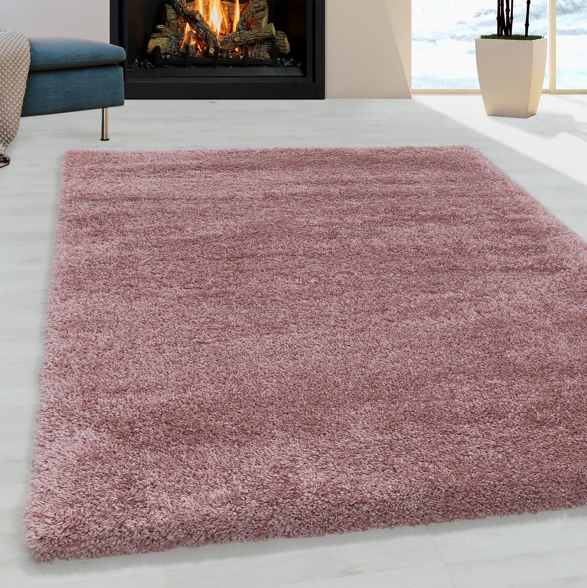 Ayyildiz Teppiche Hochflor-Teppich FLUFFY 3500 | Rosa
