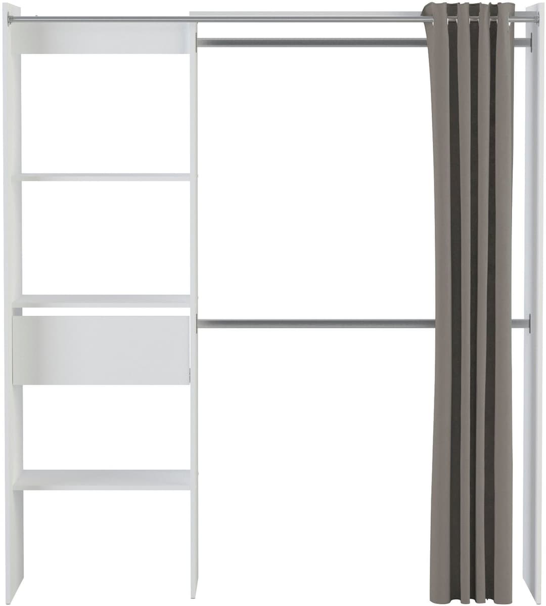 Demeyere GROUP Vorhang-Schrank Chicago | Weiß