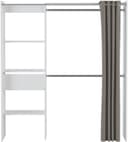 Demeyere GROUP Vorhang-Schrank Chicago | Weiß 3