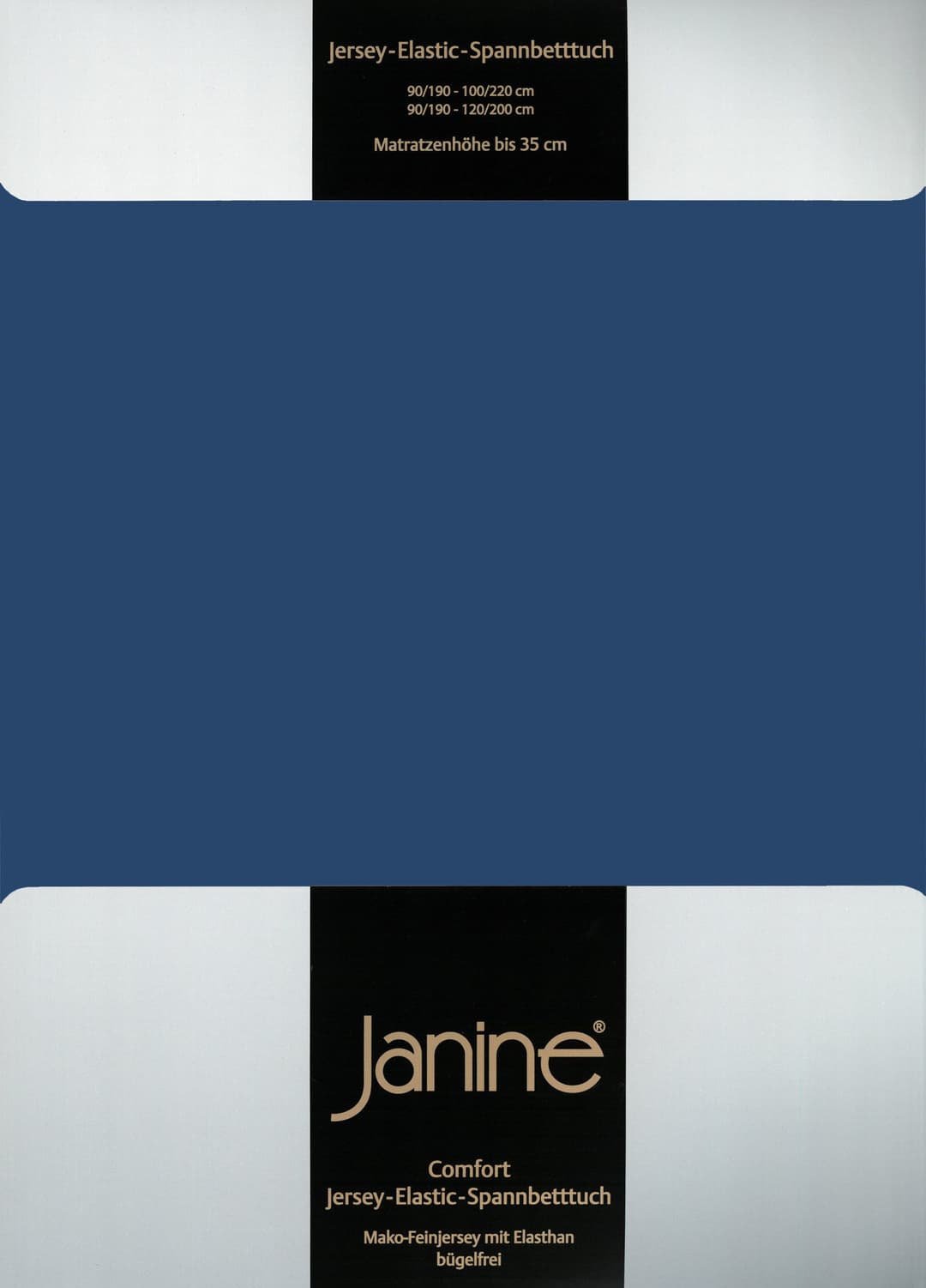 Janine Spannbettlaken ELASTIC 5002 | Blau
