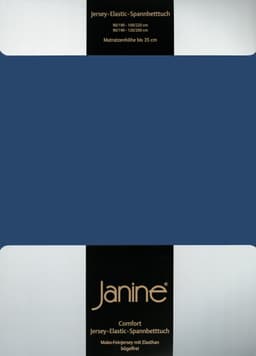 Janine Spannbettlaken ELASTIC 5002 | Blau