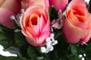 Kunstblume Rosenstrauß Botanic-Haus | Mehrfarbig 3