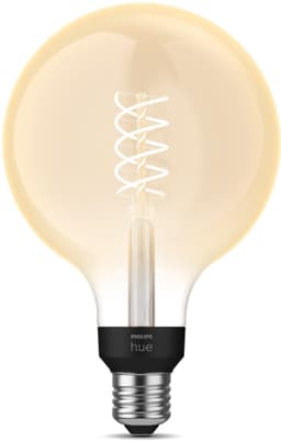 Philips Hue LED-Filament White Giant Globe G125 | Holztöne