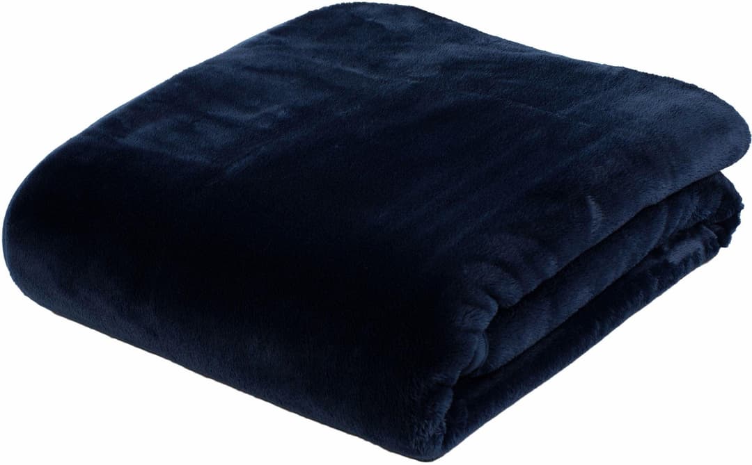 Wohndecke Premium Cashmere Feeling | Blau