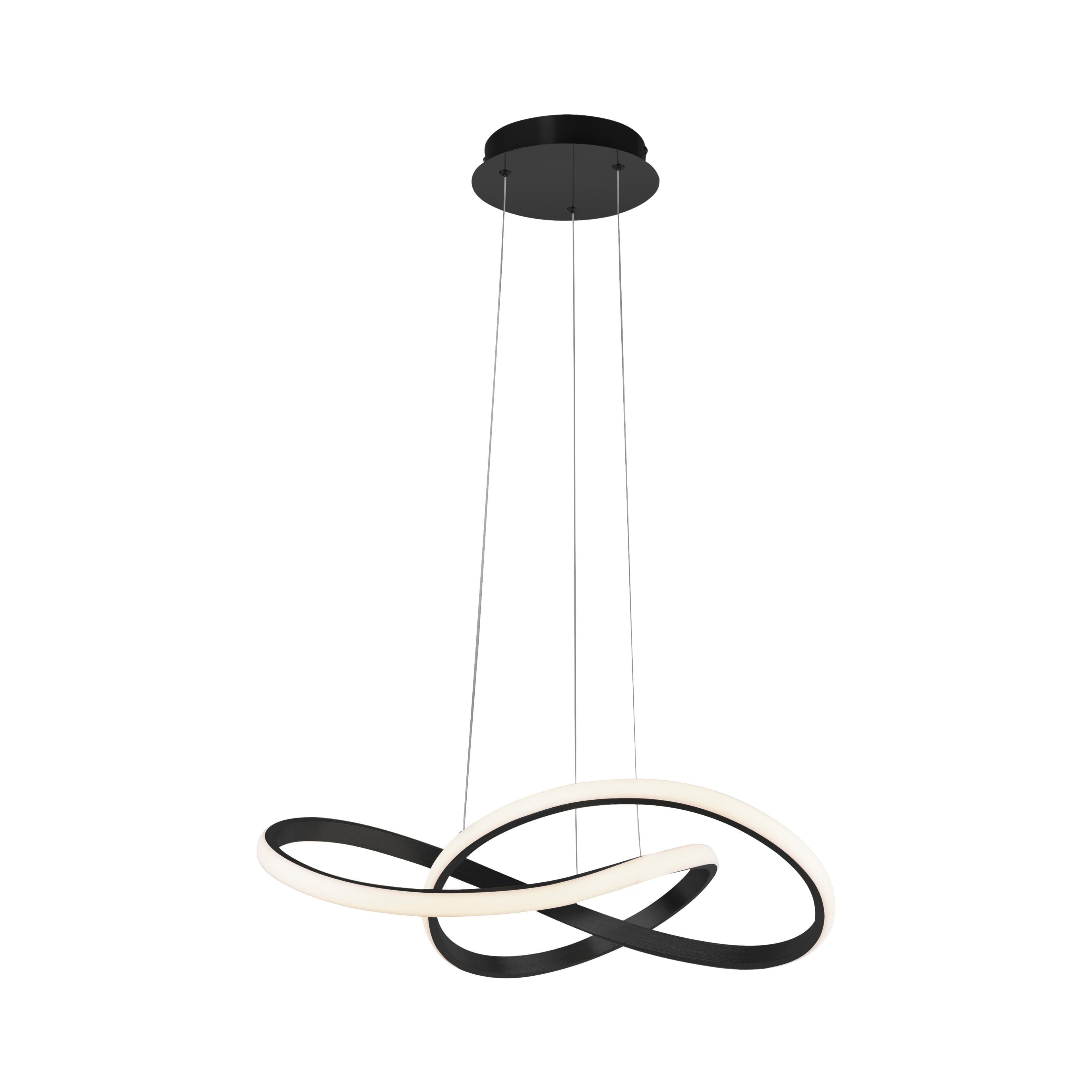 JUST LIGHT Pendelleuchte MARIA | Schwarz