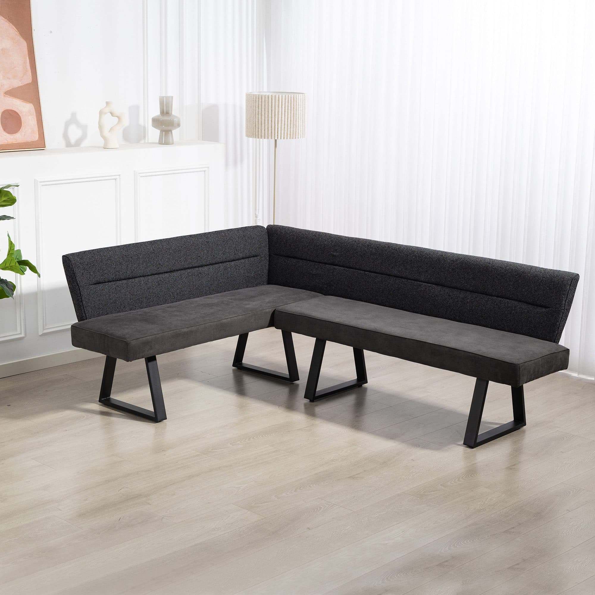 Duo Collection Eckbank Alena | Grau