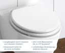 Schütte WC-Sitz WHITE | Weiß 3
