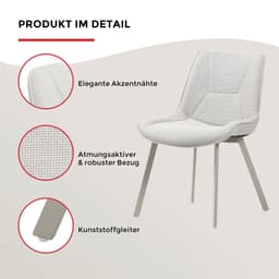 Duo Collection Esszimmerstuhl Mila | Beige
