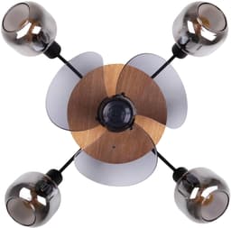 näve Fumoso Deckenventilator | Schwarz