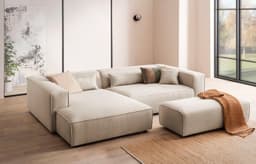 LeGer Home by Lena Gercke Ecksofa PIARA XXL | Beige
