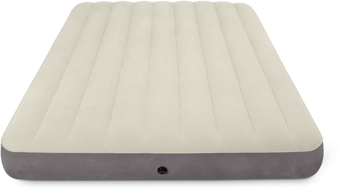Intex Deluxe Single High Airbed | Beige