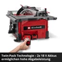 Einhell Akku-Tischkreissäge TE-TS 36/8 T Li-Solo | Rot 5