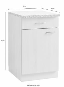 wiho Küchen Unterschrank Kiel | Holztöne
