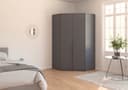 OTTO home Eckkleiderschrank AGORDO | Grau 2