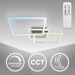 B.K.Licht LED Deckenleuchte BKL1440 | Silber