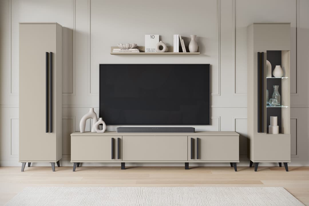 Home affaire Wohnwand Helsinki | Braun