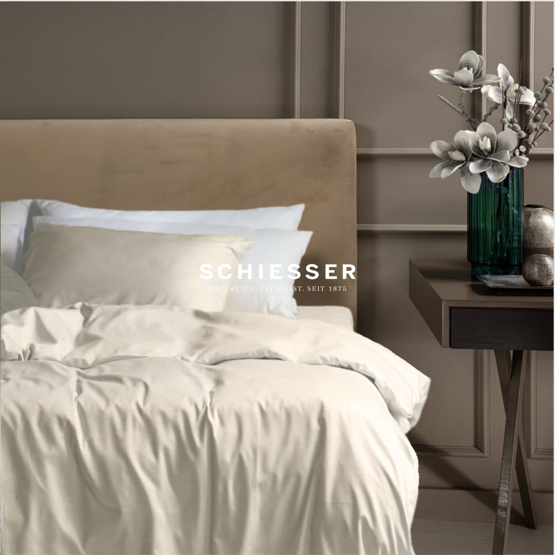 Schiesser Kissenhülle Ella | Beige