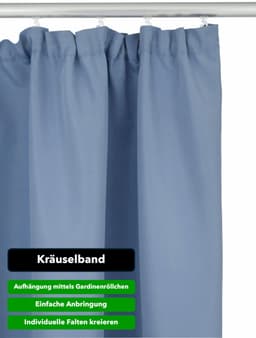 OTTO home Vorhang Parry | Blau