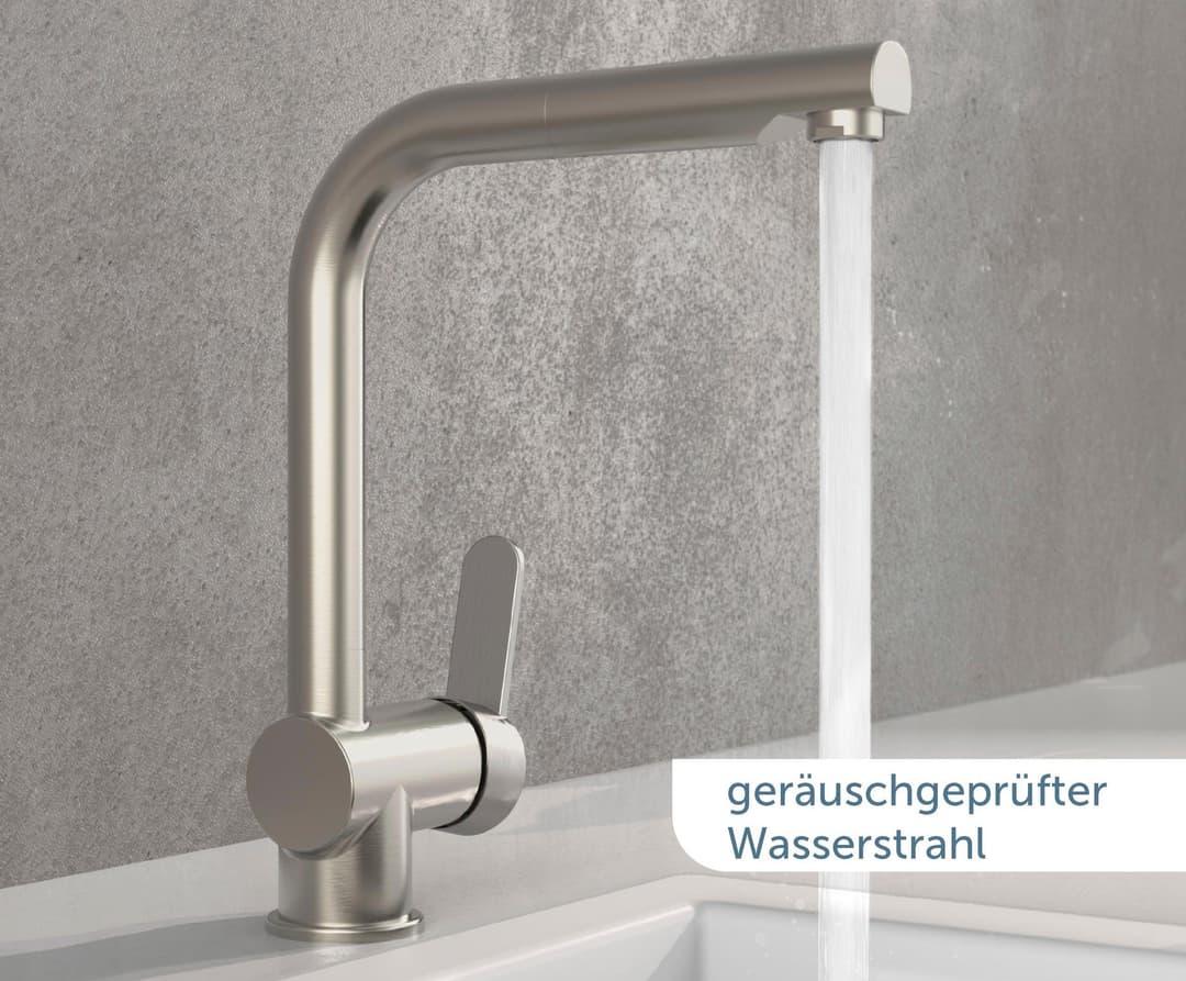 Schütte LONDON Spültischarmatur | Silber