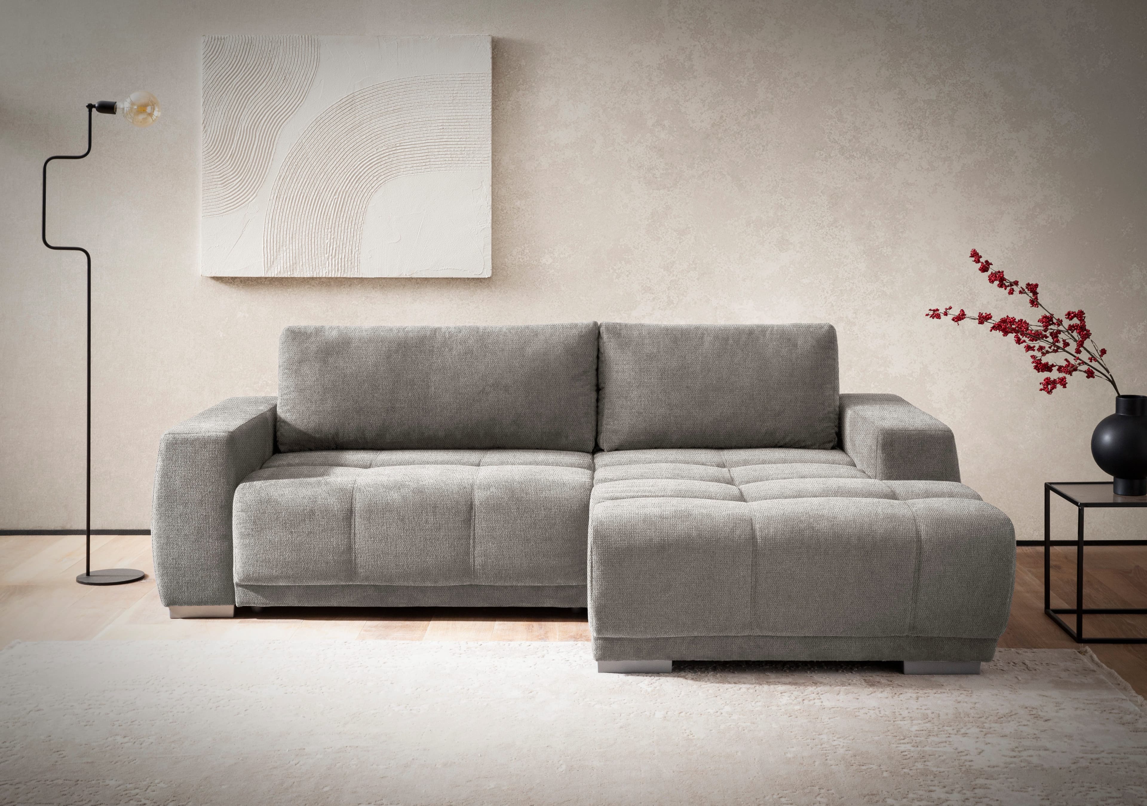 Home affaire Ecksofa Bolero L-Form | Grün