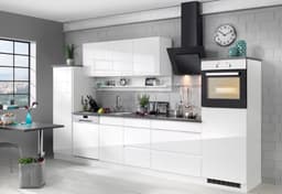 KOCHSTATION Hängeschrank KS-Virginia 100 cm breit, mit 2 Türen | Weiß