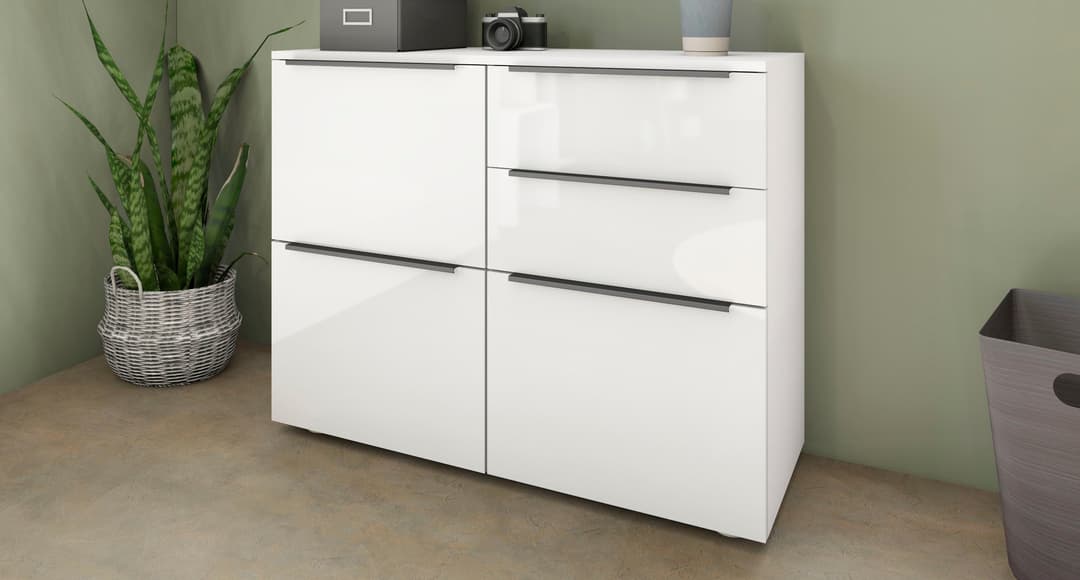 borchardt Möbel Aktenschrank Tom | Weiß