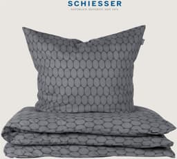 Schiesser Bettwäsche Drops | Grau