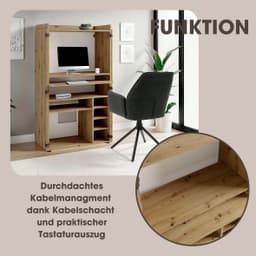 byLIVING Sekretär Janne | Holztöne