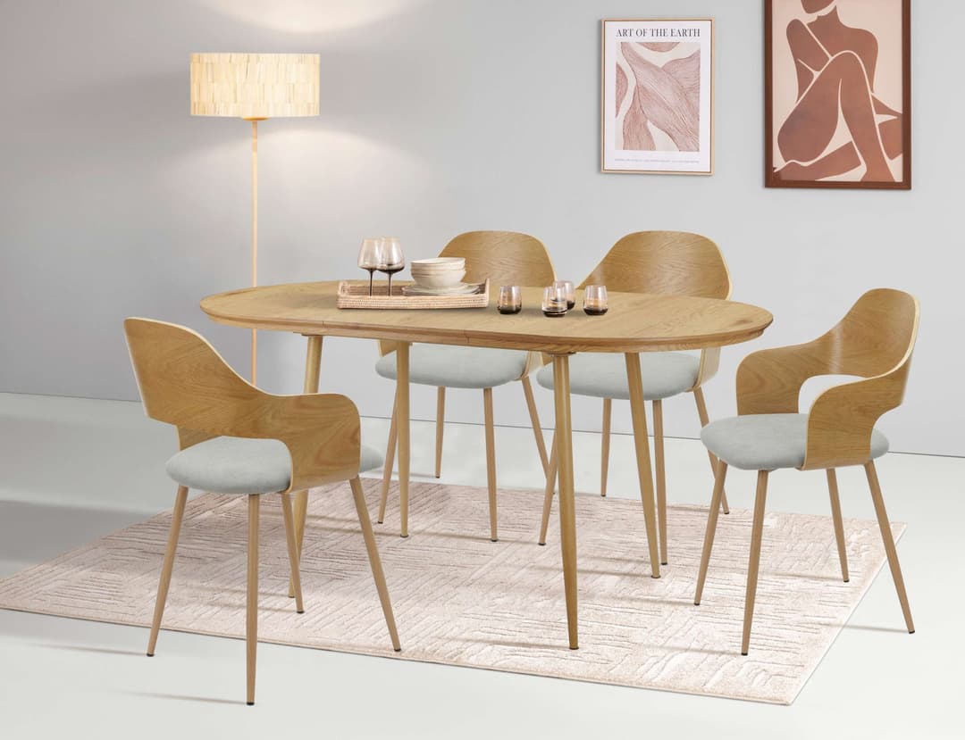 Home affaire Esstisch Belleville | Holztöne