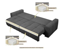 OTTO home Schlafsofa YLVAA | Grau