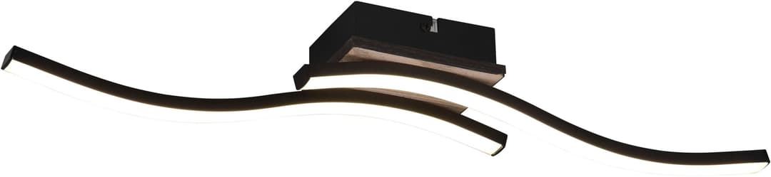 Reality Leuchten LED Deckenleuchte Route | Braun