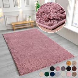 OTTO home Viva Shaggy Hochflor-Teppich | Braun