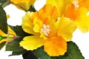 Kunstblume Hibiskus im Topf | Gelb 2